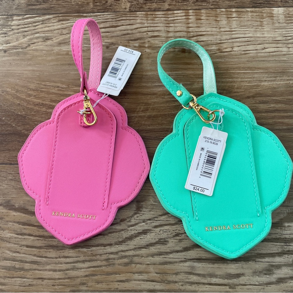 Kendra Scott 2 travel luggage tags